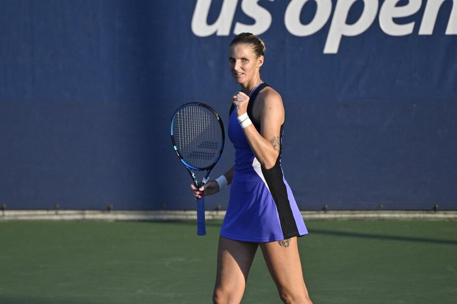 Tenis, WTA, Karolína Plíšková na grandslamu US Open v New Yorku