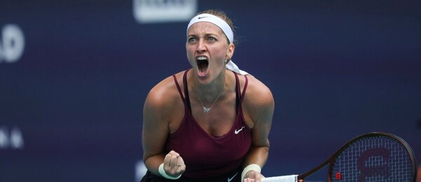 Tenis, WTA, Petra Kvitová na turnaji v Miami, finále