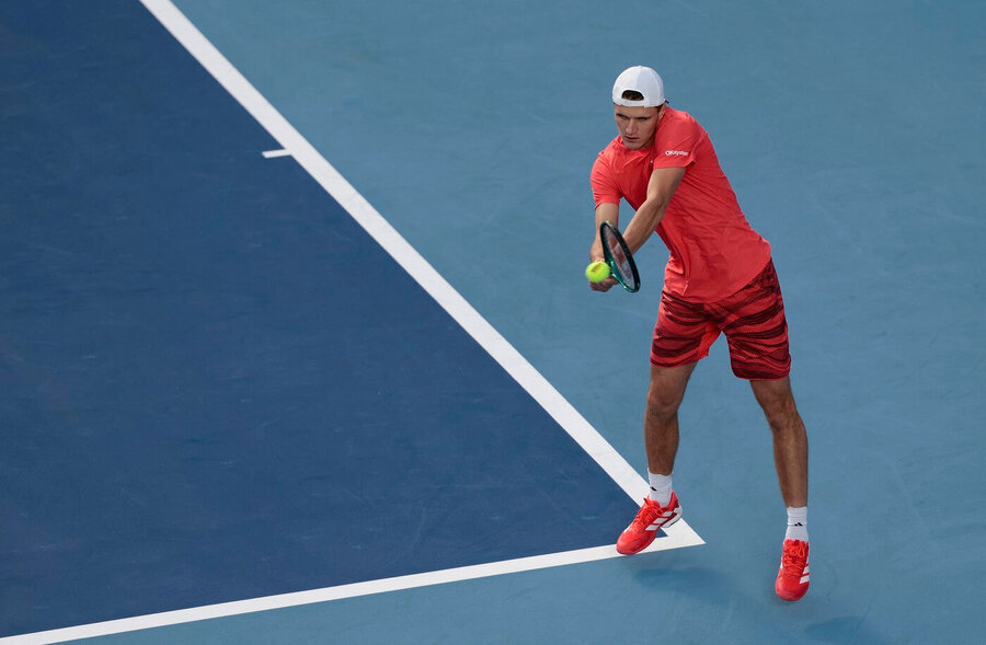 Tenis, ATP, Jakub Menšík na exhibici UTS v mexické Guadalajaře