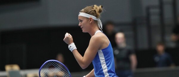 Tenis, BJK Cup - Billie Jean King Cup, Marie Bouzková proti Španělsku Tenis, BJK Cup - Billie Jean King Cup, Marie Bouzková proti Španělsku