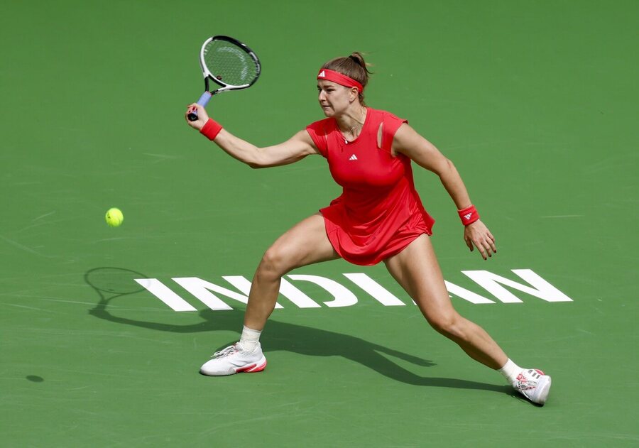 Tenis, WTA, Karolína Muchová na turnaji v Indian Wells v Kalifornii, USA Tenis, WTA, Karolína Muchová na turnaji v Indian Wells v Kalifornii, USA